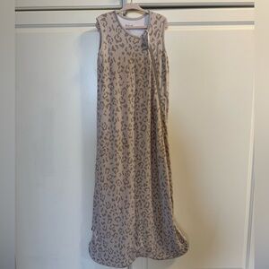 Kyte BABY Taupe Leopard Print Sleep Sack - Beige and Brown